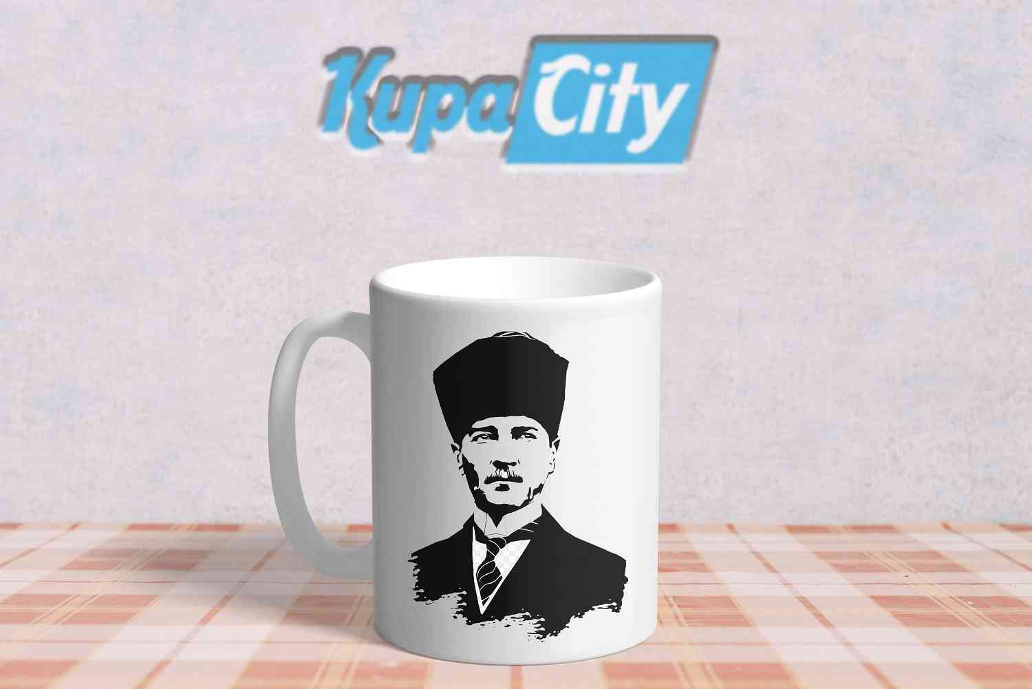 Atatürk Resimli Kupa Bardak
