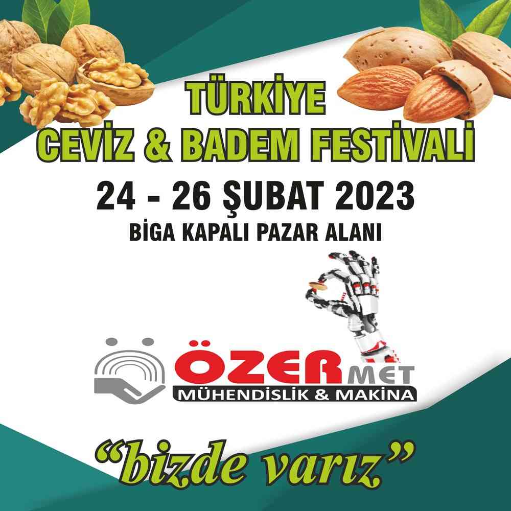 Özermet Mühendislik olarak ceviz ve badem festivaline bizde katılıyoruz.