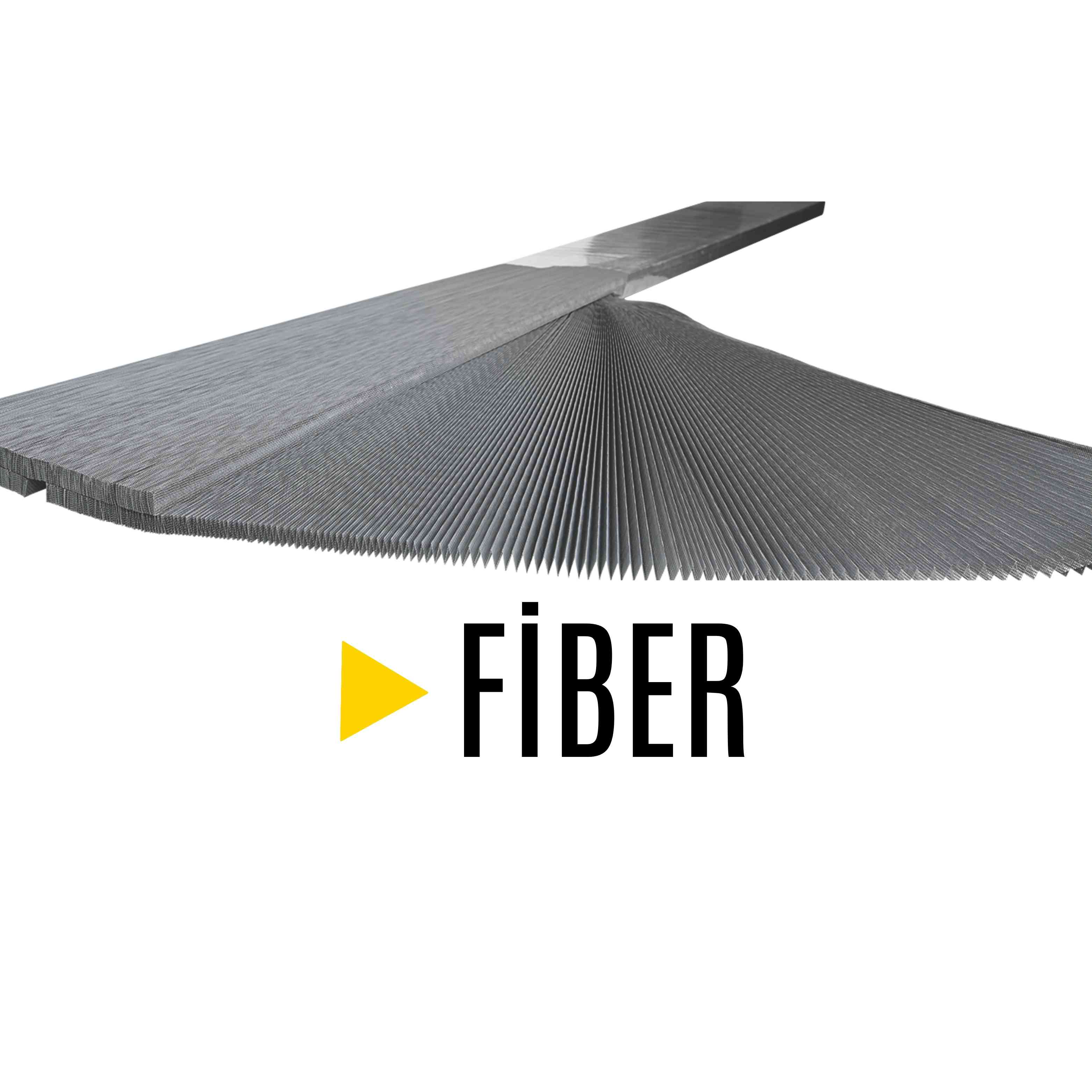 Plise Fiber Tül