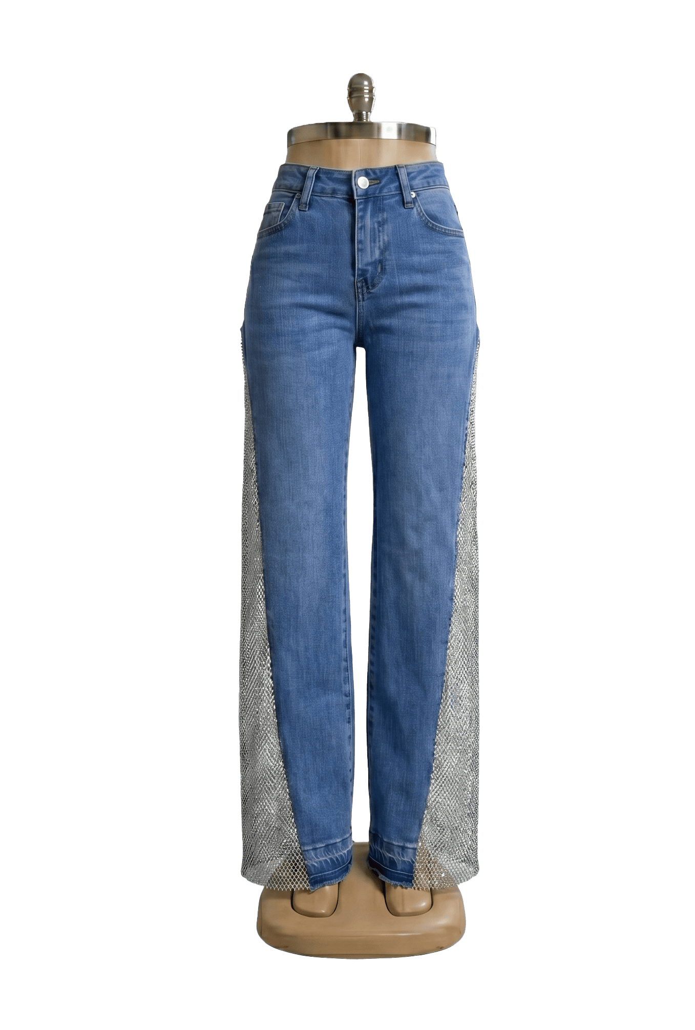 Kristal Mesh Jean Pantolon Orvelia Zenith