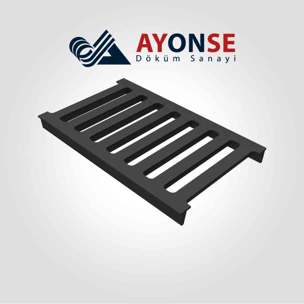 ADS-117 Sfero Döküm 300x500x45 mm Kanal Izgarası