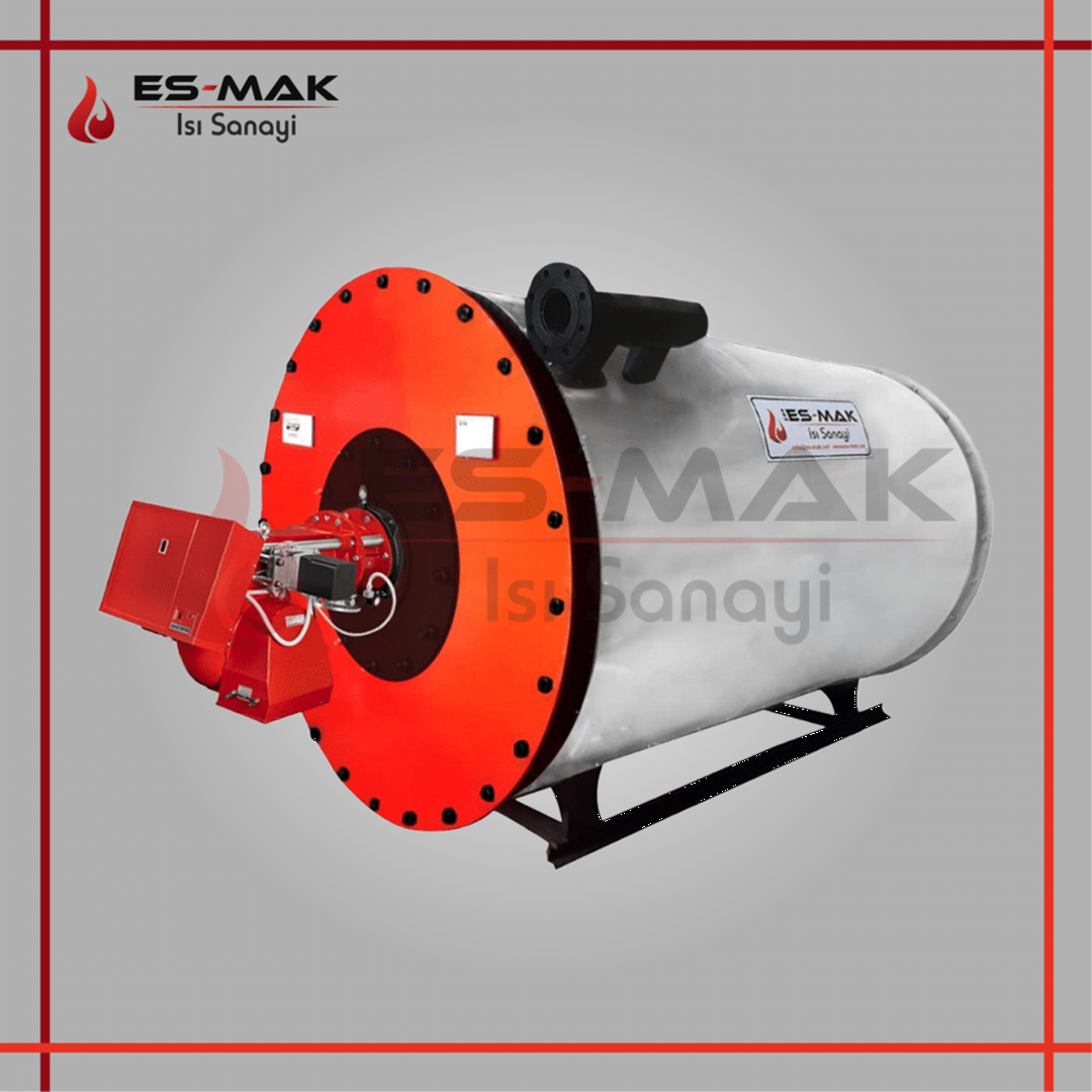 Sıvı-Gaz Yakıtlı Üç Geçişli Kızgın Yağ Kazanı