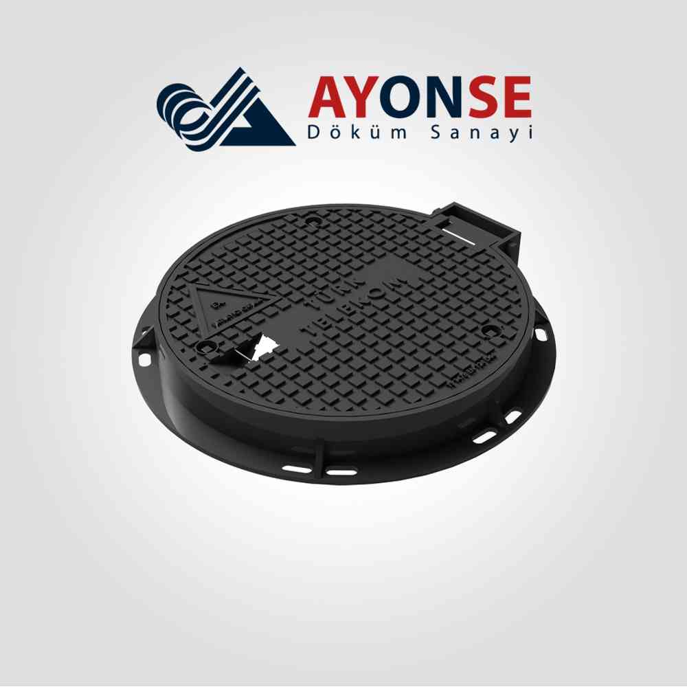 ADS-010 Sfero Döküm Q600 mm Türk Telekom  Baca Kapak Takımı